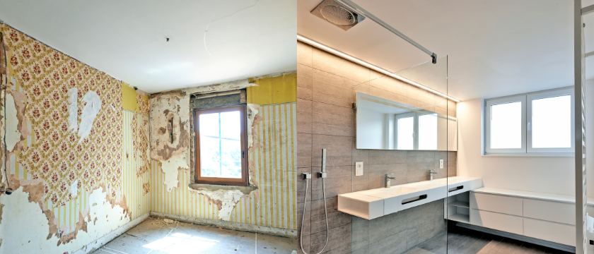 ristrutturazione del bagno a Bra